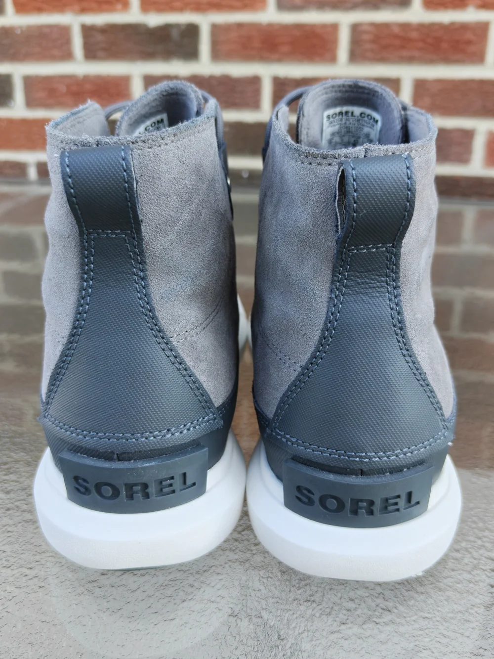 SOREL Mens Explorer Mission Waterproof Boots Quarry Grey Suede Size 10